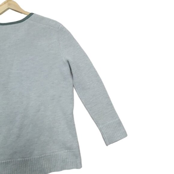 CLUB MONACO 100% Wool Asymmetrical Wrap Front Oversized Cardigan Sweater XS - Picture 8 of 11